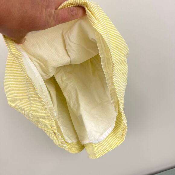 Mini Boden Yellow Seersucker Applique Ice Cream Pinafore Dress 18-24 Months - Picture 4 of 8